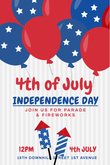 4th of July, event, Independence day, event Tumblr-afbeelding template