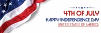 4th of July, usa Independence day, event Email Header template