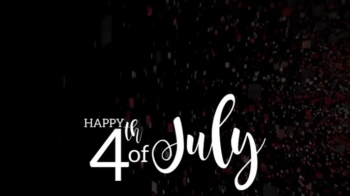 4th of July,Independence Day Digital Display (16:9) template