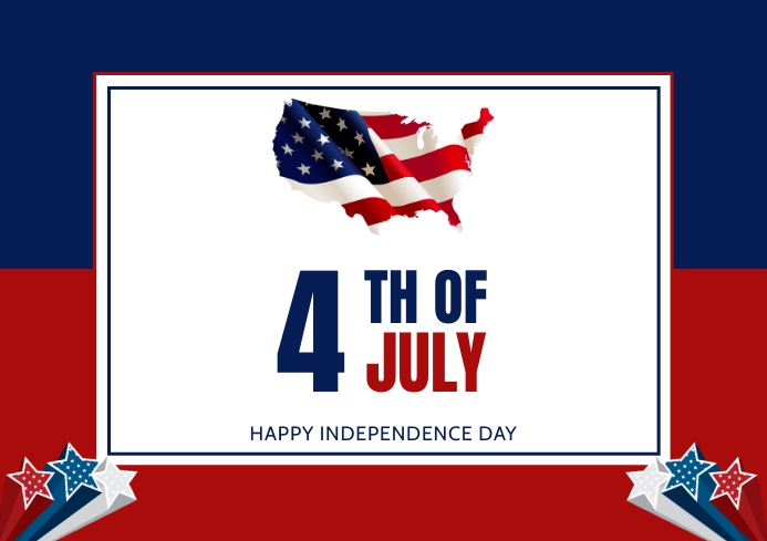 4th Of July A4 Template | PosterMyWall