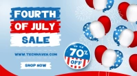 4th of July Banner Digital Display (16:9) template