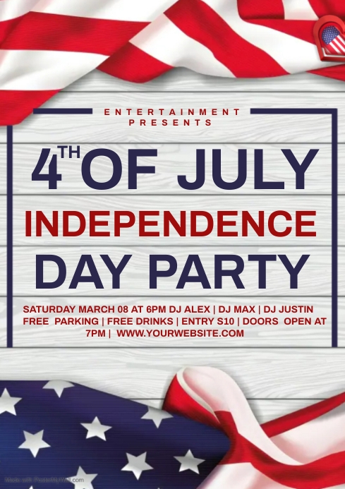 4th of july card Template | PosterMyWall