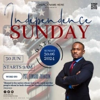 4TH OF JULY CHURCH SERVICE SQUARE DESIGN TEMP Isikwele (1:1) template