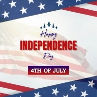 4th of July Instagram Post template