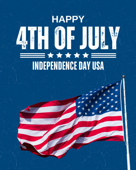 4th of July Instagram Portrait template