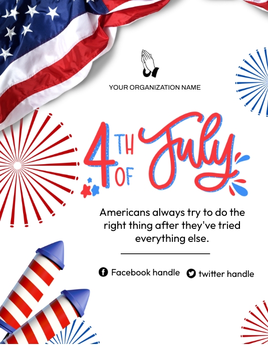 4th of july Template PosterMyWall