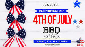 4TH OF JULY Display digitale (16:9) template