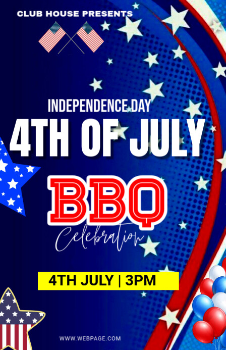 4TH OF JULY Boulevardzeitung template