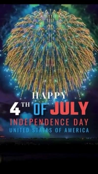 4th of july Instagram Story template