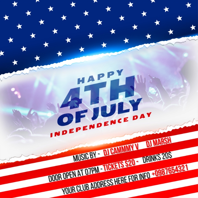 4th of july Template PosterMyWall 4th of july Template PosterMyWall