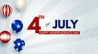 4th of July Digitalanzeige (16:9) template
