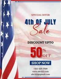 4th of July Flyer (US Letter) template