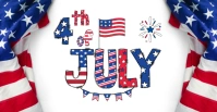 4th of July Portada de evento de Facebook template
