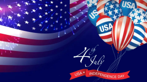 4th of July Digital na Display (16:9) template