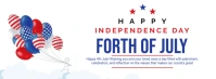 4th of july Portada de Facebook template