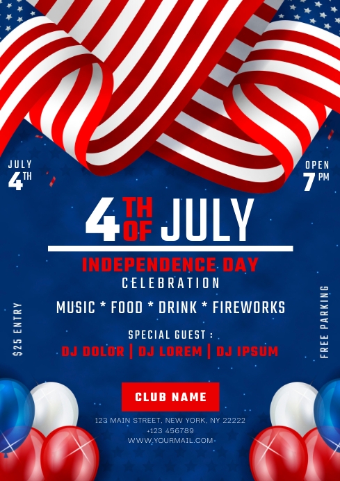 Free Printable 4th Of July Templates Free Printable 4th Of July Templates