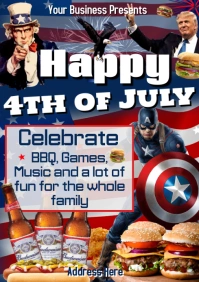4th of July A1 template