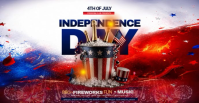 4th of July Facebook-Veranstaltungscover template