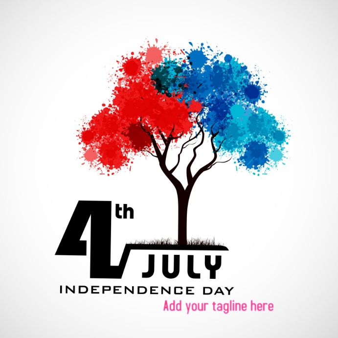 4th of July Instagram Post template