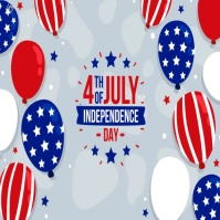 4th of july Logo template