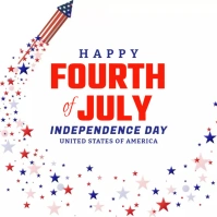 4th of july Instagram 帖子 template