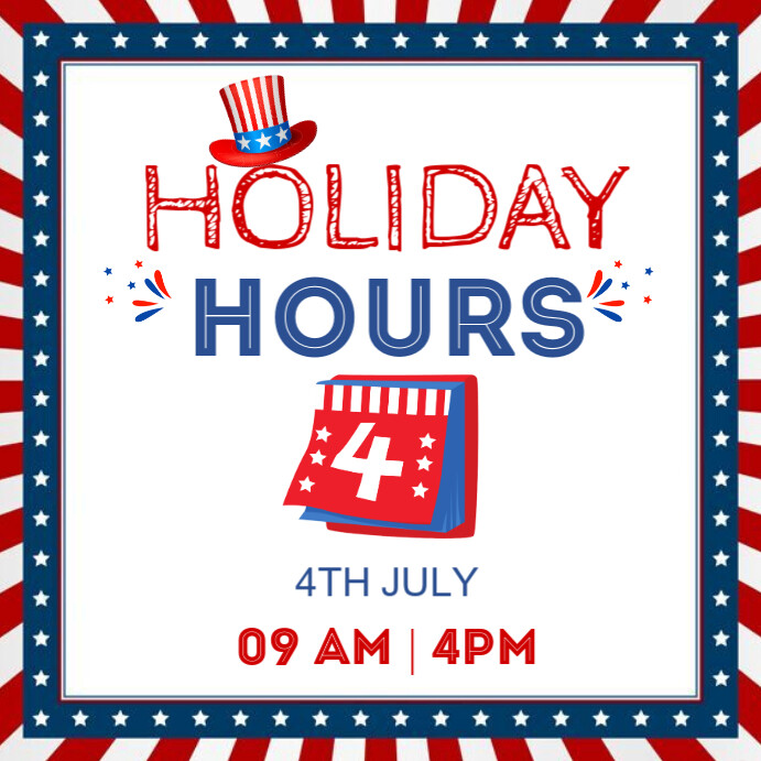 4th Of July Instagram Post template