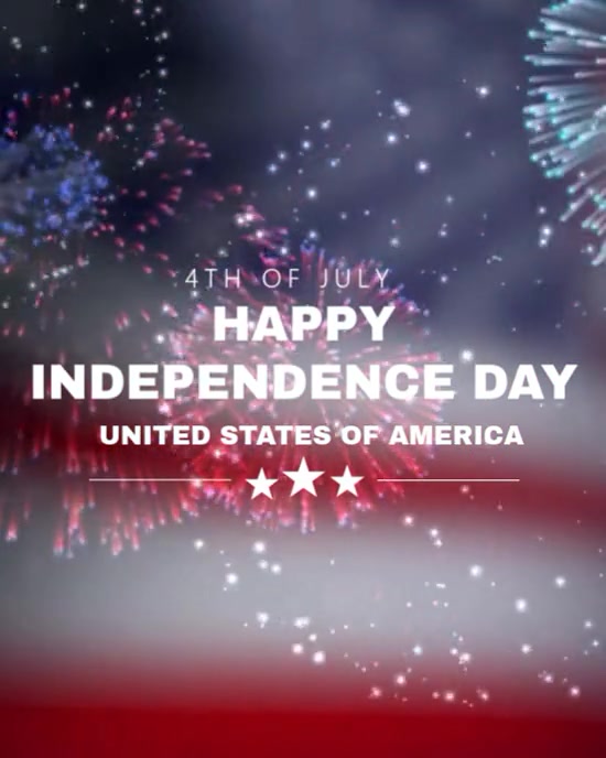 4th Of July Instagram Portrait template