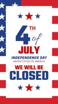 4th of july Instagram-Story template