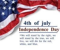 4th of july Medium Rectangle template
