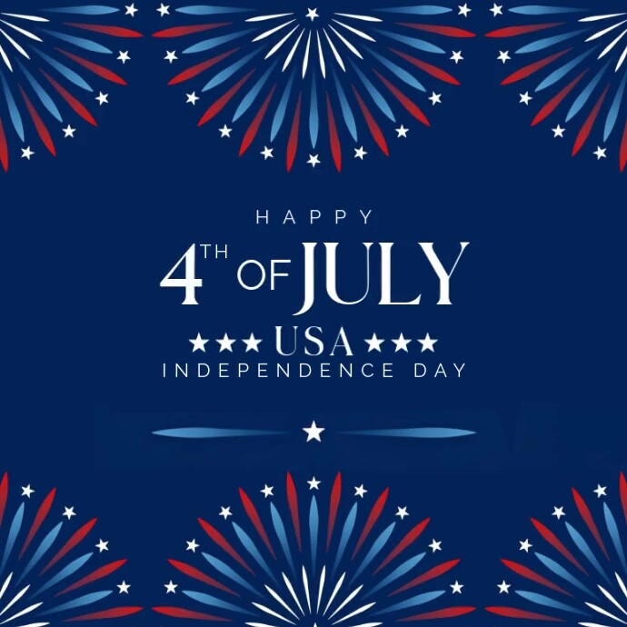 4th of july Iphosti le-Instagram template