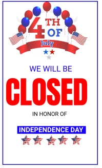 4th of July Oficio US template