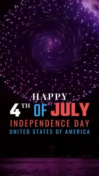 4th of july História do Instagram template