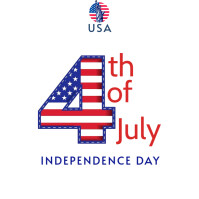 4th of July Instagram 帖子 template