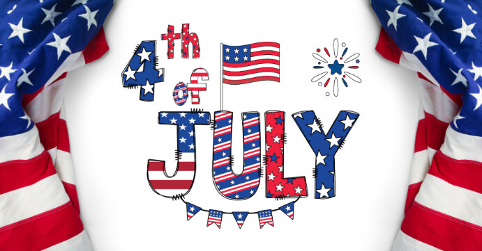 4th of July Capa para evento do Facebook template