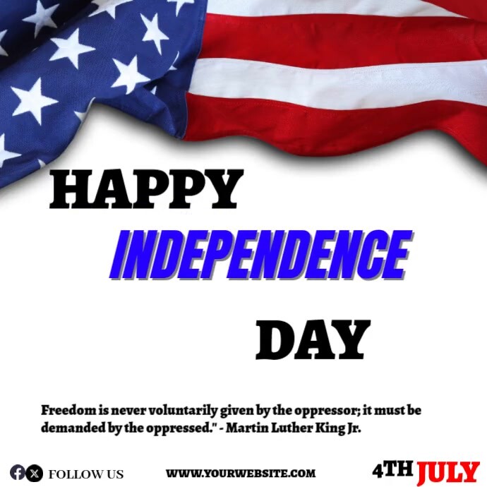 4th Of July Instagram Plasing template