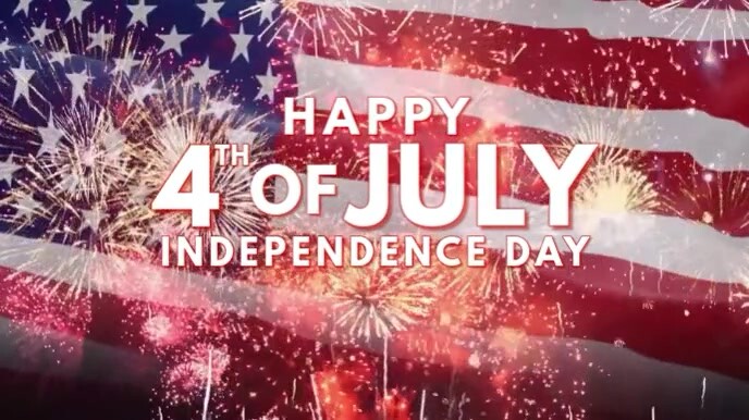4th of july Digitalanzeige (16:9) template