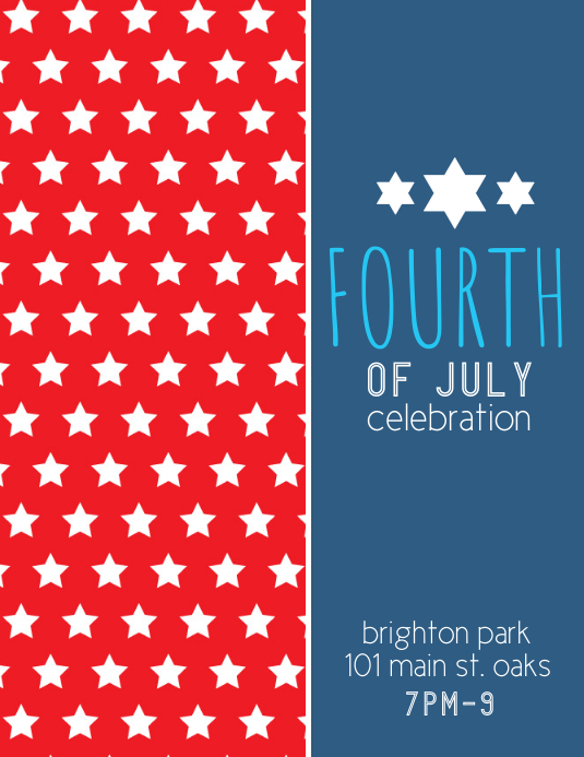 4TH OF JULY Template PosterMyWall
