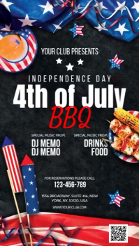 4th of July Display template
