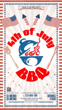 4th of July Display template