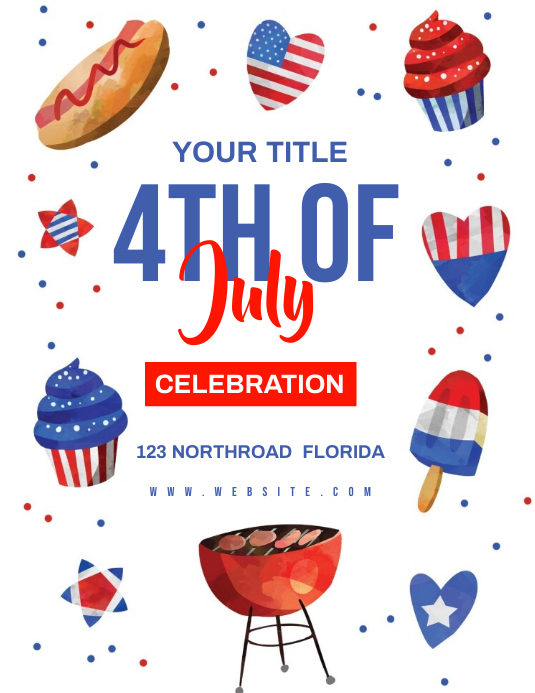 4TH OF JULY EVENT AD FLYER TEMPLATE PosterMyWall