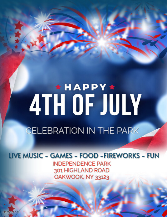4TH OF JULY EVENT Template | PosterMyWall