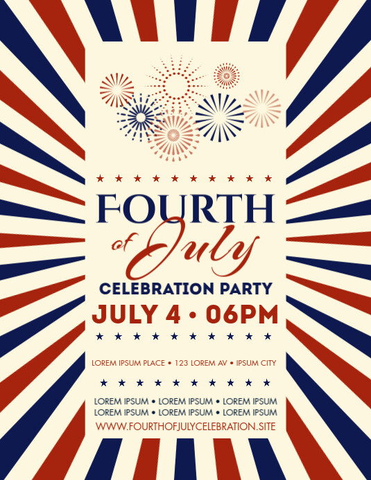 4TH OF JULY EVENT FLYER Template PosterMyWall