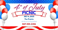 4th of July FB Facebook Event Cover template
