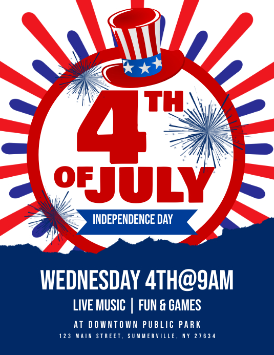 Fourth Of July Flyer Template Free Printable Templates Fourth Of July Flyer Template Free Printable Templates
