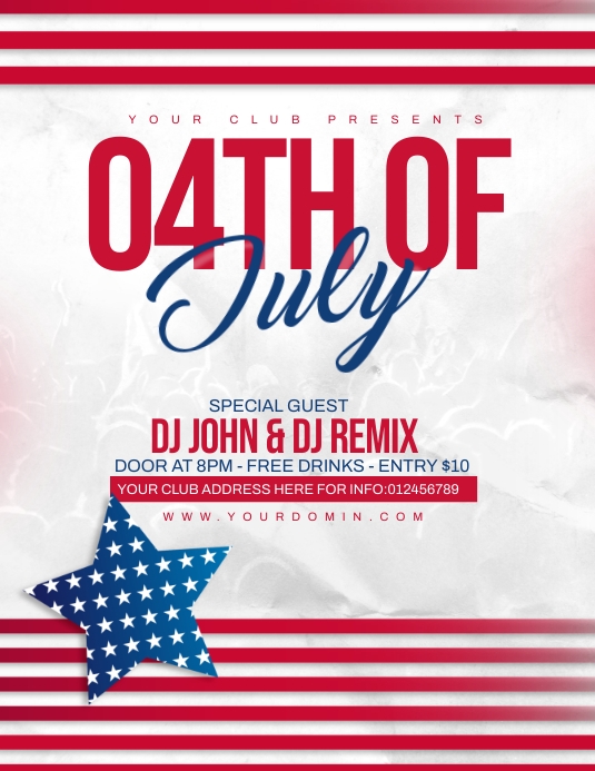 4th of July flyer Template PosterMyWall 4th of July flyer Template PosterMyWall