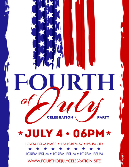 4TH OF JULY FLYER Template PosterMyWall