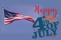 4TH OF JULY FLYER Flag template