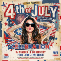 America's 250th Independence Day Сообщение Instagram template