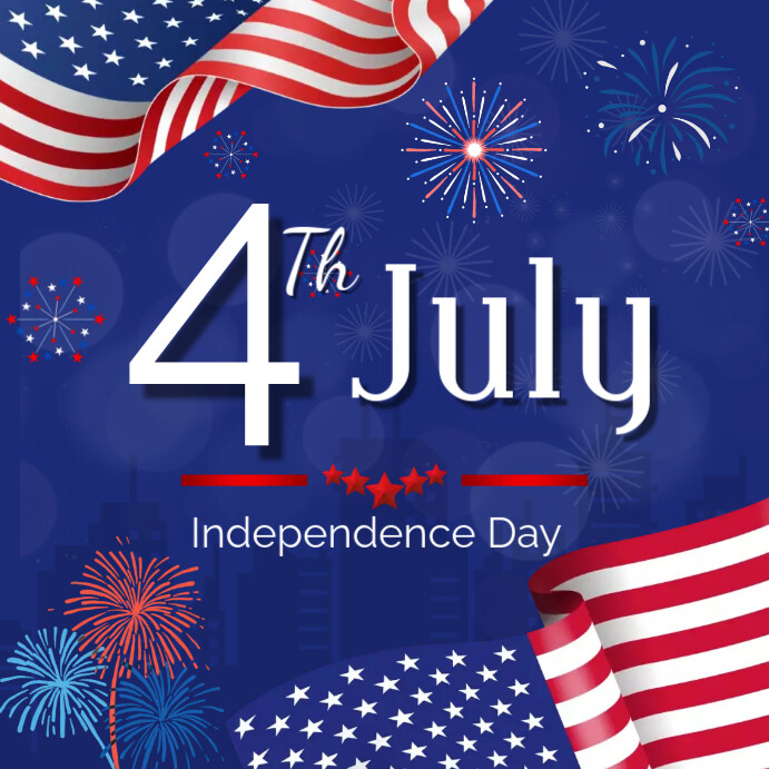 Plantilla de 4th of July free templates PosterMyWall