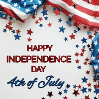 4th of July Independence day  2025 Instagram Post template